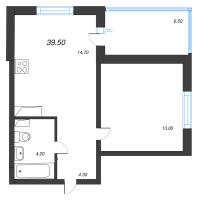 1 ккв № 3 Корп.: 1 , Секция 1  в ЖК LOVO