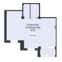 К. пом № НП15 Корп.: 5 , Секция 1  в ЖК Ленский