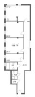 3 ккв № 210 Корп.: 1 , Секция 1  в ЖК Лиговский 127