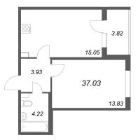 1 ккв № 65 Корп.: 4.3 Уч. Золотая рыбка , Секция 3  в ЖК Любоград