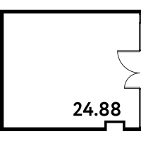 К. пом № Р3-К-25 Корп.: 1 , Секция 2  в ЖК МОСКО