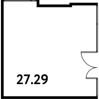 К. пом № Р3-К-21 Корп.: 1 , Секция 2  в ЖК МОСКО