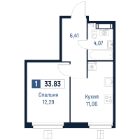 1 ккв № 387 Корп.: 2 , Секция 4  в ЖК Максималист