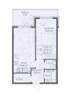 2 ккв (Евро) № 6 Корп.: Раума , Секция 1  в ЖК Малая Финляндия