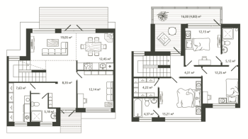 5 ккв (Евро) № 328 Корп.: 64/2 , Секция 1  в ЖК Моменты Репино