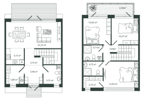 4 ккв (Евро) № 177 Корп.: 35 , Секция 1  в ЖК Моменты Репино