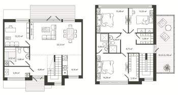 5 ккв (Евро) № 274 Корп.: 53 , Секция 1  в ЖК Моменты Репино