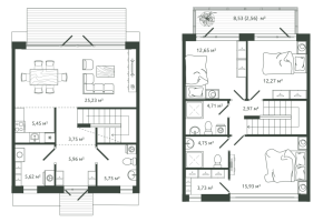 4 ккв (Евро) № 332 Корп.: 66 , Секция 1  в ЖК Моменты.Repino