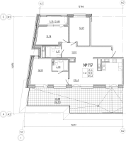 4 ккв (Евро) № 117 Корп.: 1 , Секция 2  в ЖК N8