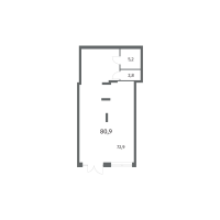 К. пом № НП-29 Корп.: 2.4 , Секция 6  в ЖК NewПитер 2.0