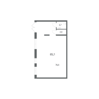 К. пом № НП-7 Корп.: 2.3 , Секция 3  в ЖК NewПитер 2.0