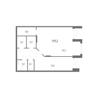 К. пом № НП-10 Корп.: 2.1 Уч. 1 , Секция 9  в ЖК NewПитер 2.0