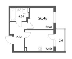 1 ккв № 31 Корп.: 3 , Секция 2  в ЖК Новая история
