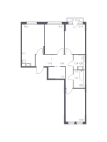 4 ккв (Евро) № 354 Корп.: 33 , Секция 4  в ЖК Новое Колпино