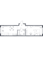2 ккв (Евро) № 277 Корп.: 31 , Секция 5  в ЖК Новое Колпино
