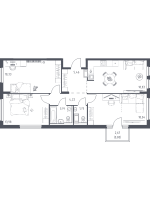 4 ккв (Евро) № 15 Корп.: 31 , Секция 1  в ЖК Новое Колпино