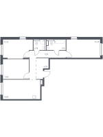 4 ккв (Евро) № 551 Корп.: 1.3 , Секция 9  в ЖК Новые Лаврики