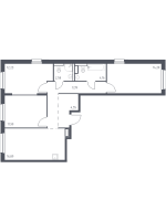 4 ккв (Евро) № 571 Корп.: 1.3 , Секция 9  в ЖК Новые Лаврики