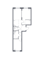 3 ккв (Евро) № 413 Корп.: 1.3 , Секция 6  в ЖК Новые Лаврики