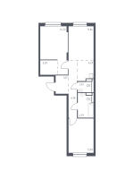 3 ккв (Евро) № 354 Корп.: 1.3 , Секция 5  в ЖК Новые Лаврики