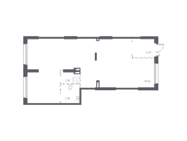 К. пом № 2нп_5 Корп.: 1.1 , Секция 5  в ЖК Новые Лаврики