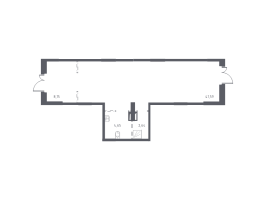 К. пом № 3нп_1 Корп.: 1.1 , Секция 1  в ЖК Новые Лаврики