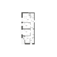 4 ккв (Евро) № 192 Корп.: 2.6 , Секция 4  в ЖК Новый Питер