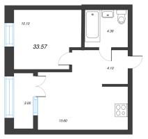 1 ккв № 638 Корп.: 2.3 , Секция 11  в ЖК Новый Питер