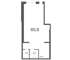 К. пом № НП-8 Корп.: 2.6 , Секция 5  в ЖК Новый Питер