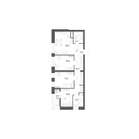 4 ккв (Евро) № 167 Корп.: 2.6 , Секция 4  в ЖК Новый Питер
