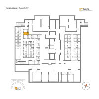 Кладовка № 1.12 Корп.: 5.3.1 , Секция 1  в ЖК OKLA