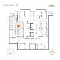 Кладовка № К 28 Корп.: 5.3.1 , Секция 1  в ЖК OKLA