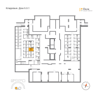 Кладовка № К 30 Корп.: 5.3.1 , Секция 1  в ЖК OKLA