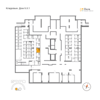 Кладовка № 1.18 Корп.: 5.3.1 , Секция 1  в ЖК OKLA