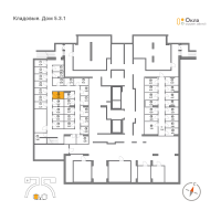 Кладовка № 1.23 Корп.: 5.3.1 , Секция 1  в ЖК OKLA