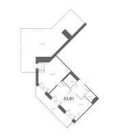 2 ккв (Евро) № 320 Корп.: 10 Уч. 242 , Секция 4  в ЖК Огни Залива