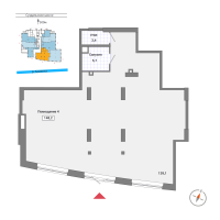 К. пом № 4Н Корп.: 5.3.1 , Секция 1  в ЖК Окла Вижн