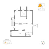 К. пом № 3Н Корп.: 2.2.1 , Секция 1  в ЖК Окла