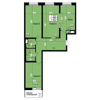 3 ккв № 389 Дом: 8 Корп.: 3 , Секция 4  в ЖК ПРАГМА СИТИ