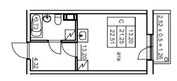 Студия № 328 Корп.: 6 , Секция 6  в ЖК Панорама Юкки