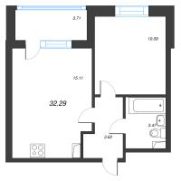 2 ккв (Евро) № 365 Корп.: 8.2 , Секция 8  в ЖК Парадный ансамбль