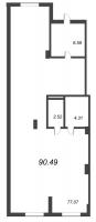 К. пом № к40 Корп.: 2.2 Уч. 2 , Секция 7  в ЖК Parkolovo