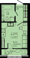 Студия № C5-277 Дом: 3 Корп.: C5 , Секция C5  в ЖК Pixel
