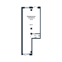 К. пом № 1/01/05 Корп.: 1.2 , Секция 1  в ЖК Полис Новоселье