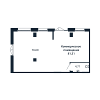 К. пом № 6/01/04 Корп.: 2.1 , Секция 6  в ЖК Полис Новоселье
