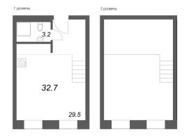 Студия № 58 Корп.: 1 , Секция 2  в ЖК Проект 6/3