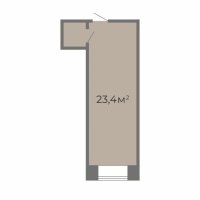 К. пом № 203.4 Корп.: 1 , Секция 1  в ЖК Пространство by Avenue-Apart