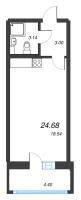 Студия № 852 Корп.: 3.1 , Секция 4.1  в ЖК Pulse Premier