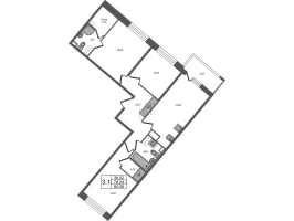 4 ккв (Евро) № 804 Корп.: 2 , Секция 2.3  в ЖК Pulse Premier