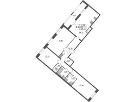 4 ккв (Евро) № 695 Корп.: 4.2 , Секция 2.2  в ЖК Pulse Premier